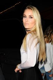 Lindsey Vonn Night Out Style - Dines at Craig