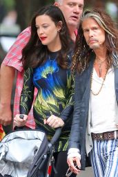 Liv Tyler and Steven Tyler - Walks in the West Village in New York 6/23/2016