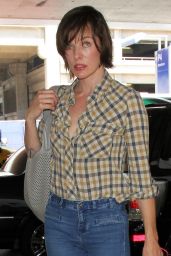 Milla Jovovich - Departs From the LAX Airport in Los Angeles 6/17/2016