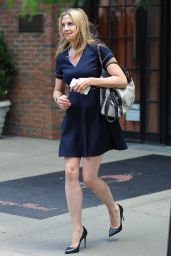 Mira Sorvino Cute Outfit - Out in New York City 6/7/2016