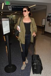 Neve Campbell at LAX Airport in Los Angeles 6/15/2016 