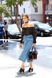 Olivia Culpo Urban Outfit - Out in Los Angeles 6/23/2016