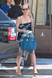 Olivia Munn in Mini Dress - Out in Beverly Hills 6/7/2016