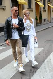 Paris Hilton With Her Italian Boyfriend Pietro Tavallini in Milan 6/15/2016