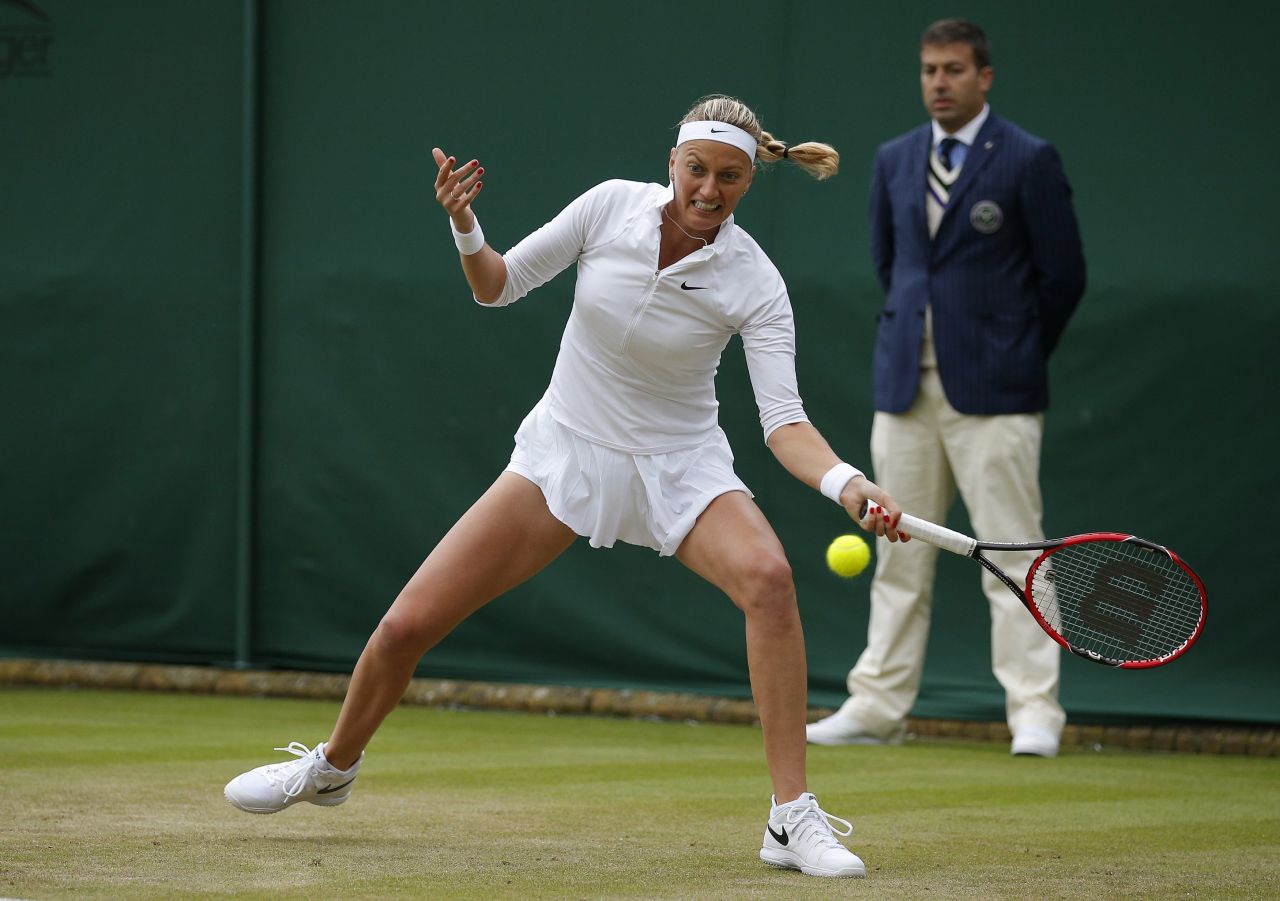 Petra Kvitova – Wimbledon Tennis Championships in London 1st round 6/29 ...
