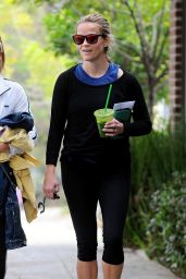 Reese Witherspoon - Leaving the Gym With a Friend in Brentwood 6/6/2016