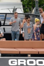 Ruby Rose Shows of Her Abs - On a Boat in Miami Beach 6/5/2016