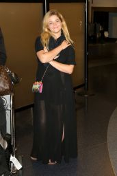 Sasha Pieterse - Arriving at LAX Airport in Los Angeles, June 2016