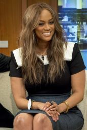 Tyra Banks - Appears On Good Morning Britain 6/28/2016