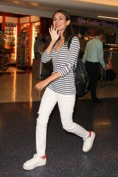 Victoria Justice Travel Outfit - at LAX in LA 6/1/2016