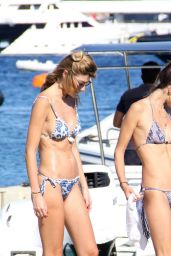 Alessandra Ambrosio Bikini Candids - Beach in Ibiza, July 2016