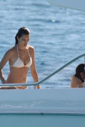 Alessandra Ambrosio Boating While in Ibiza 7/3/2016