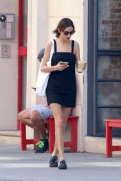 Alexa Chung in Summer Mini Dress - New York City, 07/18/2016 
