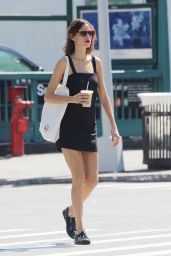 Alexa Chung in Summer Mini Dress - New York City, 07/18/2016 