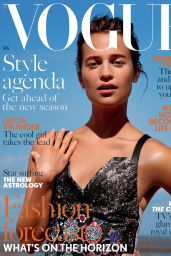Alicia Vikander - Vogue UK August 2016 Cover and Photos