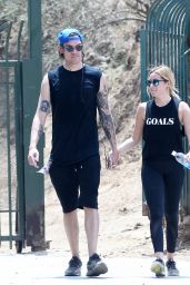 Ashley Tisdale at Runyon Canyon in Los Angeles 7/30/2016 