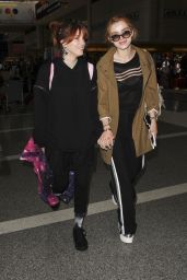 Bella Thorne Travel Outfit - LAX Airport, July 6 2016