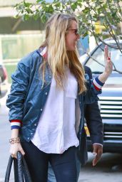 Blake Lively Casual Style - at Her Hotel in NYC 7/11/2016 