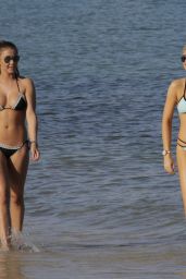 Brooke Vincent & Katie McGlynn Hot in Bikini - Beach in Mallorca, July 2016