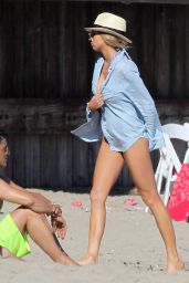 Charlotte McKinney Hot in Bikini - Beach Fun in Malibu, July 2016