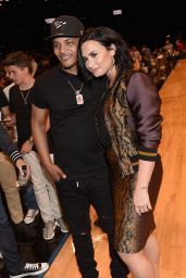 Demi Lovato at Roc Nations Summer Classic Basketball Game at the Barclays Center in Brooklyn, 7/21/2016