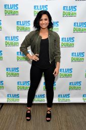 Demi Lovato at the Elvis Duran Show in New York City 7/13/2016 