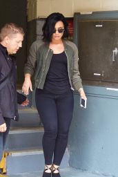 Demi Lovato - Leaving the Z100 Studios in New York City 7/13/2016