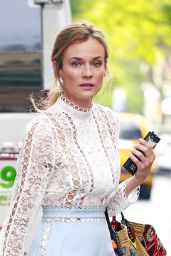 Diane Kruger Chic Outfit - Heading to the Today Show in New York City 7/14/2016