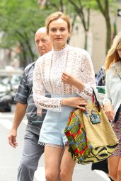 Diane Kruger Chic Outfit - Heading to the Today Show in New York City 7/14/2016
