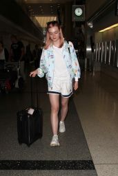Elle Fanning at LAX Airport in LA 7/12/2016 