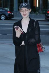 Elle Fanning at the Arclight Hollywood Theater in LA, July 2016