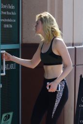 Elle Fanning Gym Style - Hollywood 7/9/16 