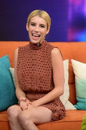 Emma Roberts - Appeared on Despierta América in Miami, July 2016