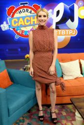 Emma Roberts - Appeared on Despierta América in Miami, July 2016
