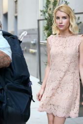 Emma Roberts is Looking All Stylish - Leaving Her Hotel in New York City, 07/12/2016 