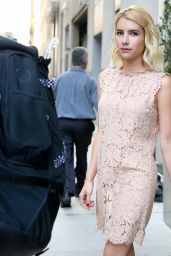 Emma Roberts is Looking All Stylish - Leaving Her Hotel in New York City, 07/12/2016 