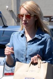 Emma Roberts Street Style - Los Angeles 7/17/2016 