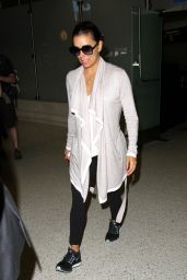 Eva Longoria Travel Outfit - LAX Airport 07/21/2016 
