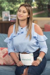 Ferne McCann – Appeared on This Morning in London, June 2016
