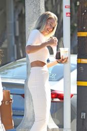 Genevieve Morton Style - Alfred Coffee & Kitchen in West Hollywood 7/21/2016