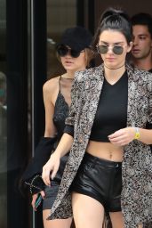 Gigi Hadid and Kendall Jenner - Leaving Gigi