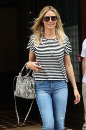 Heidi Klum Casual Style - Out in NYC 7/1/2016 