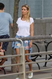 Heidi Klum Summer Street Style - NYC 7/16/2016