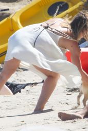 Hilary Duff at the Beach in Malibu, July 2016