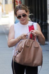 Hilary Duff in Spandex - Going to a Gym in NYC 7/19/2016 