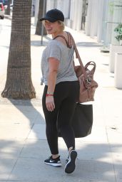Hilary Duff in Spendex - Beverly Hills 7/29/2016 