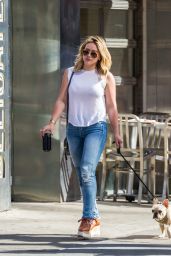Hilary Duff Street Style - NYC 7/11/2016 
