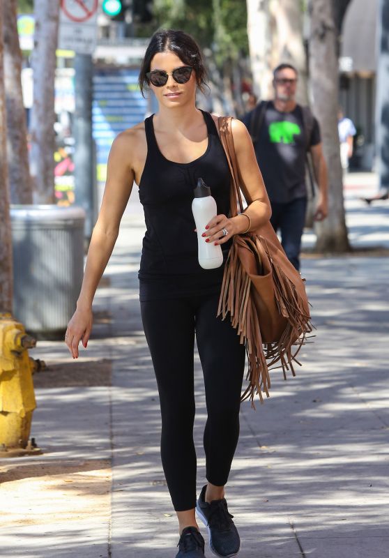 Jenna Dewan - Leaving a Gym in Beverly Hills 7/25/2016 
