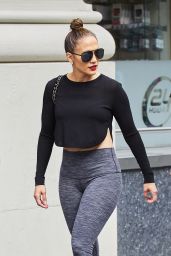 Jennifer Lopez in Tights - New York City, 07/10/2016 