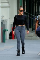 Jennifer Lopez in Tights - New York City, 07/10/2016 